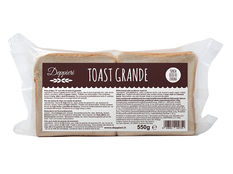 Toast Grande 550g